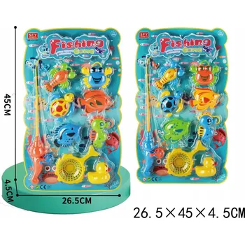 Rybářský prut RYBÁŘSKÝ SET PRUT A RYBIČKY NA BLISTRU 86055