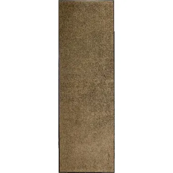 Rohožka Protiskluzová rohožka z polyamidu, hnědá, 180x60 cm, PVC