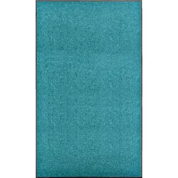 Rohožka Protiskluzová rohožka modrozelená 150x90 cm, PVC, polyamid, pratelná