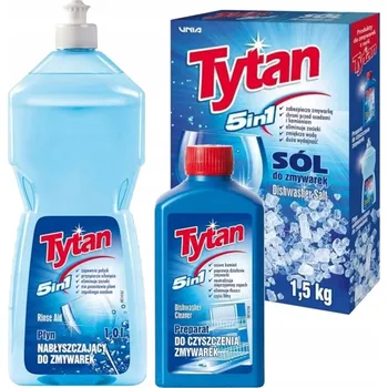 Příslušenství pro myčku SADA PRO ČIŠTĚNÍ MYČEK NÁDOBÍ TYTAN SŮL, LEŠTIDLO A ČISTIČ