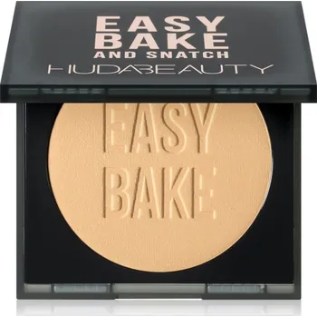 Pudr Huda Beauty Easy Bake and Snatch Brightening and Setting Powder fixační pudr pro okamžité rozjasnění odstín Kunafa 8.5 g
