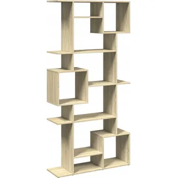 Knihovna Regál s 9 přihrádkami Dub Sonoma 92x29x188 cm