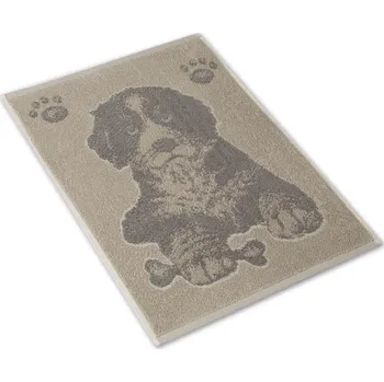 Utěrka Malý kuchyňský ručník 35x50 ZARA 450g Pejsek šedošedá