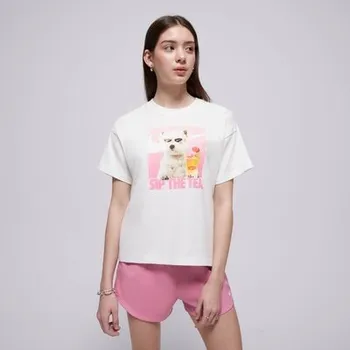 Pánské tričko Nike Tričko G Nsw Photo Tee Girl Bílá 158-170