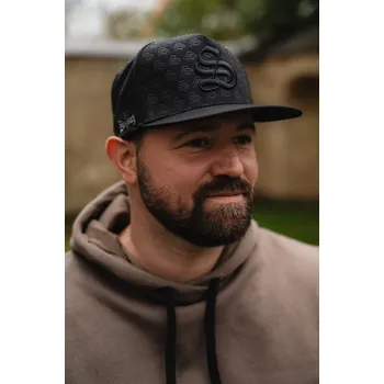 Běžecké oblečení Pánská černá kšiltovka