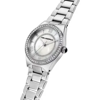 Hodinky KARL LAGERFELD Hodinky R0553105506 Stříbrná OS