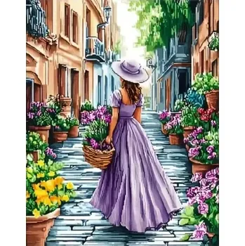 Diamantové malování Diamantové malování/Huacan - Kráska ve městě