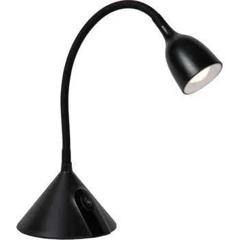 Lampička Lucide MILO - Stolní lampa - Ø 12,8 cm - LED - 1x3,2W 3000K - Černá