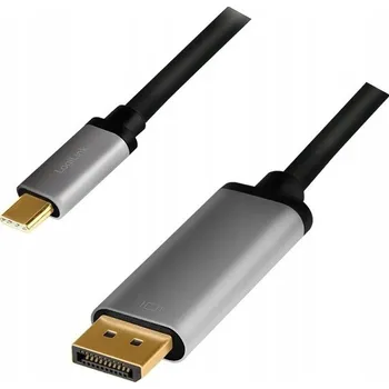 Video kabel LogiLink Kabel USB-C na DisplayPort, 4K 60Hz, hliníkový