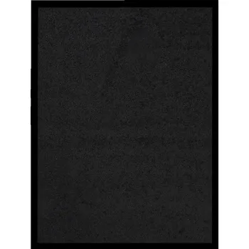 Rohožka Vstupní rohožka velurová protiskluzová 40x60 cm černá