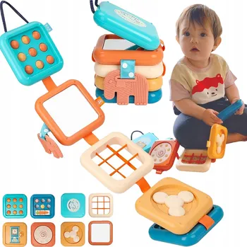 Hračka pro nejmenší Hračka Manipulační Kostka pro Děti Kreativní Senzorická Montessori