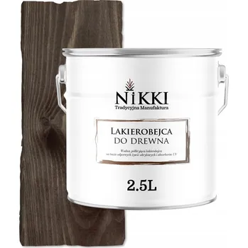 Lak na dřevo Lazurovací lak NIKKI 2,5 l hnědý satén