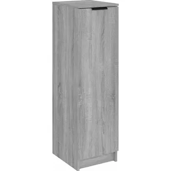 Botník Botník s policemi, šedý dub sonoma, 30x35x100 cm