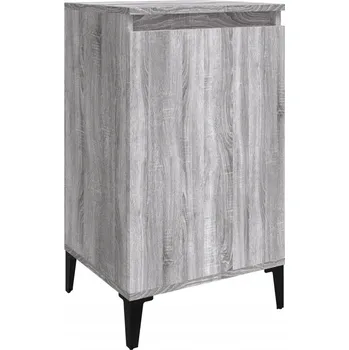 Noční stolek Noční stolek z dřevotřísky, šedý dub sonoma, 40x35x70 cm