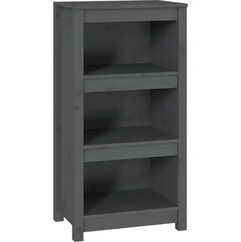 Knihovna Dřevěná police G08V 8 x 8 cm šedá