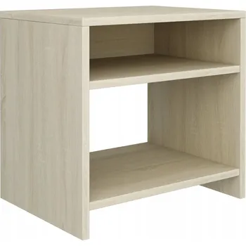 Noční stolek Noční stolek / stolek dub sonoma, 40 x 30 x 40 cm, s přihrádkou a policí