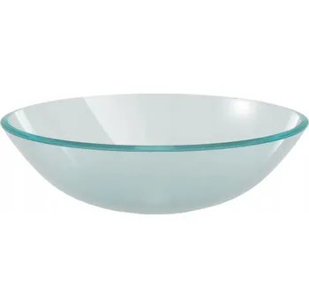 Umyvadlo na desku z tvrzeného skla, matné, 42 x 13 cm