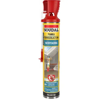 Montážní pěna Soudal Stříkatelná termoizolační pěna 700 ml