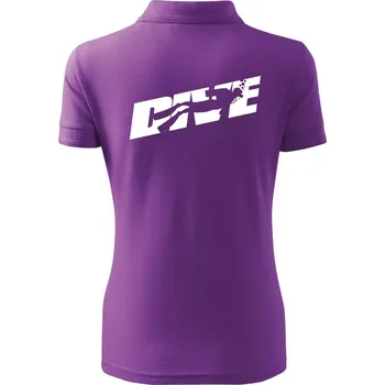 Dive potápěč - Polokošile dámská Pique Polo - S ( Fialová )