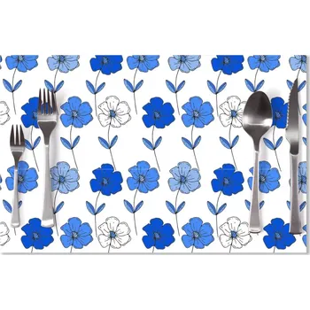 prostírání Sablio Prostírání Modré květiny: 40x30cm