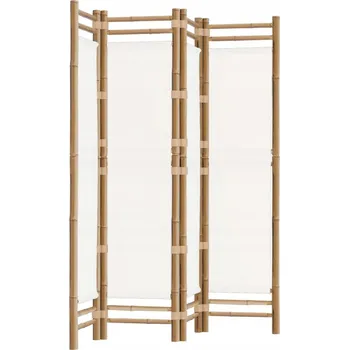 Paraván Klasická bambusová paraván 160 x 180 cm, krémová barva