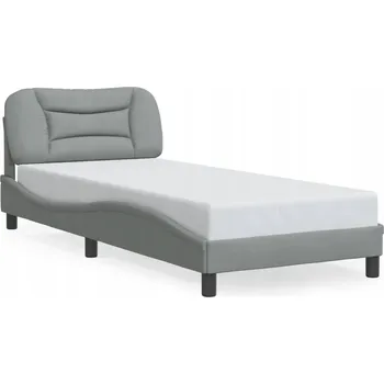 Postel Čalouněná dvoulůžková postel G02V 90x200 šedá