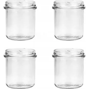 Sklenice Sada sklenic na výrobu svíček o objemu 350 ml