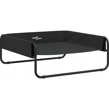 Pelíšek pro psa Zvýšené Pelíšek pro Psa z Oxford Látky, Ocelový Rám, Antracitové