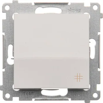 vypínač Vypínač křížový, řazení 7, 16 AX / 230 V~, šroubové svorky, Simon 54 DW7A.01/11, bílá