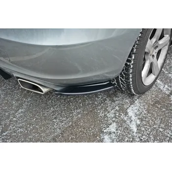 Tuning Maxton Design boční difuzory pod zadní nárazník ver.1 pro Mercedes SLK R 172, černý lesklý plast ABS