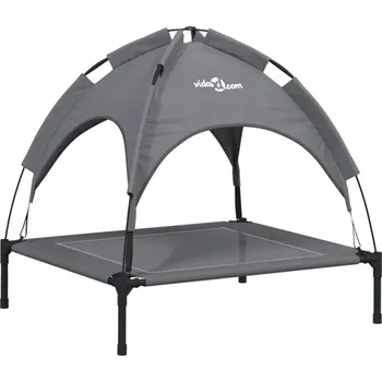 Pelíšek pro psa Pelíšek pro psy s nebesy, antracit, 71x64x70 cm, ocel /textil