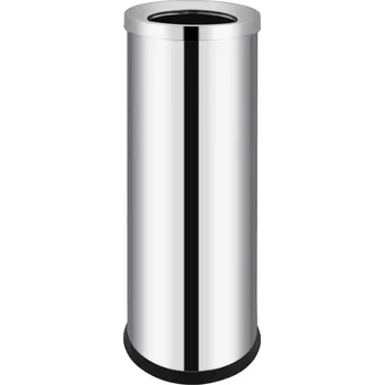 Odpadkový koš Odpadkový koš s vyjímatelným vnitřním kbelíkem, nerezová ocel, 32 l, 25,5 x 61 cm, stříbrný