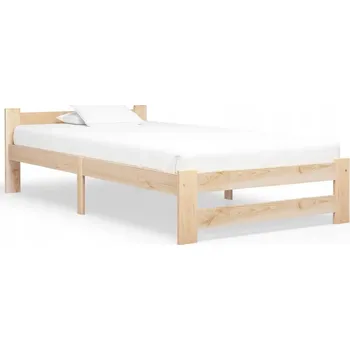 Postel Dřevěná manželská postel G04V 200x200 dub