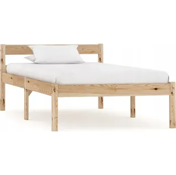 Postel Dřevěná dvoulůžková postel G02V 100x200 dub