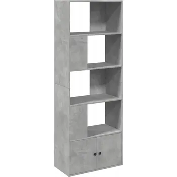 Knihovna Regál G09V 9 x 9 x 9 cm, odstíny šedé
