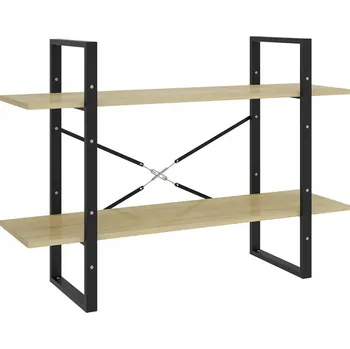 Knihovna Industriální regál na knihy dub sonoma 100 x 30 x 70 cm