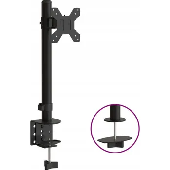 Držák monitoru Nastavitelný stojan na monitor VESA 75x75/100x100 mm, černý, ocel, výška 40 cm