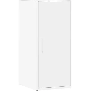 Botník Botník s dvířky, 5 polic , bílý, 32x35x70 cm