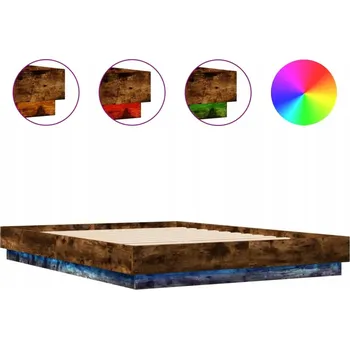 Postel Postel s dekorem dřeva G04V 150x200 dub