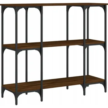 Konferenční stolek Konzolový stolek z dřevotřísky, hnědý dub, 102x35x90 cm