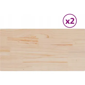 Konferenční stolek Dřevěná deska hnědá 2 x 2 x 2 cm