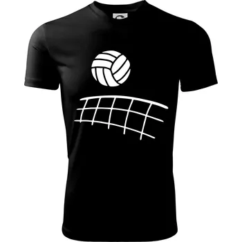 Volejbalová síť - Dětské triko sportovní (dresovina) - 146 cm/10 let ( Černá )