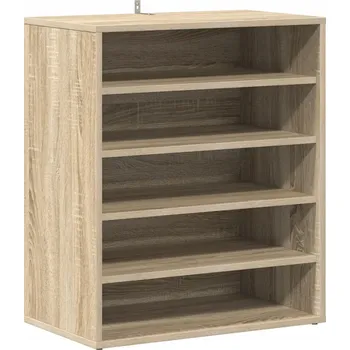 Botník s 5 policemi, dub sonoma, 60x35x70 cm