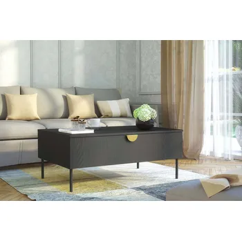 Konferenční stolek Konferenční stolek Konsimo VIDIS obdélníkový 100 x 66 x 41,6 cm černý