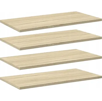 police Police z dřevotřísky dub sonoma 60x30x1,5 cm 4 kusy