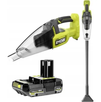 Vysavač Ruční Vysavač Ryobi RHV18F-0 + RB1820C stříbrný/šedý