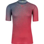 KARPOS Cyklistické triko s krátkým rukávem - LAVAREDO ULTRA - červená/modrá
