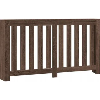 Radiátor Kryt na radiátor s poličkou, hnědý dub, 149 x 20 x 82 cm