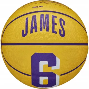 Basketbalový míč Basketbalový míč Wilson NBA Player Icon LeBron James Mini Ball vel. 3