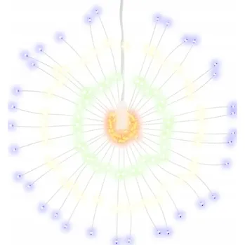Vánoce Vánoční LED dekorace vícebarevná s dálkovým ovládáním, 8 režimů svícení, IP44, 14